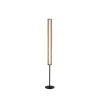 Thread LED vloerlamp, goudkleurig, dimbaar in 3 stappen, staal
