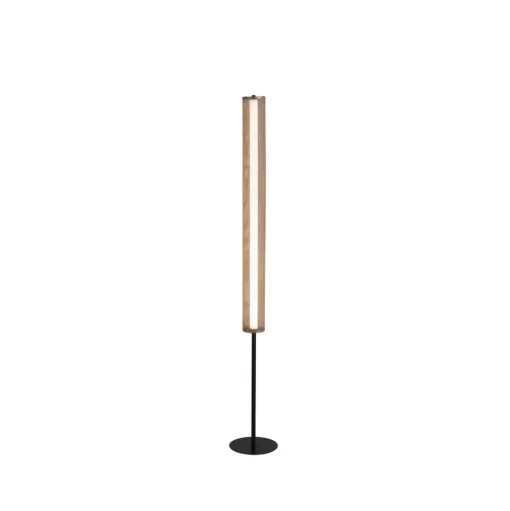 Thread LED vloerlamp, goudkleurig, dimbaar in 3 stappen, staal