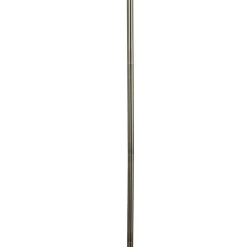 Tijdloze vloerlamp LINEAS, antiek messing