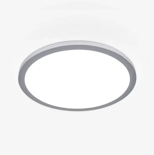 Titanium kleurige LED plafondlamp Aria, dimbaar