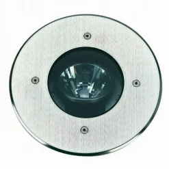Tomaso inbouwspot, aluminium, roestvrij staal, Ø 22 cm
