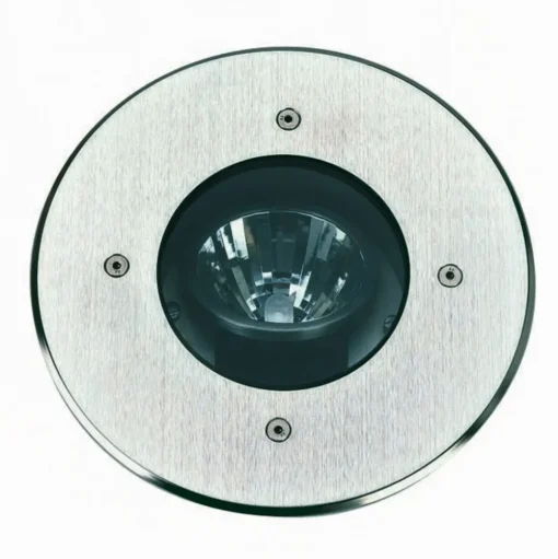Tomaso inbouwspot, aluminium, roestvrij staal, Ø 22 cm