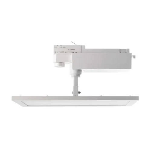 TRACK LIGHT LED paneel, wit, 3-fase, 3.000 K, aan/uit