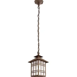 Traditionele buiten-hanglamp ILKA met ketting