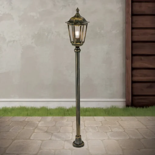 Traditionele tuinpadverlichting Fabio, 140 cm