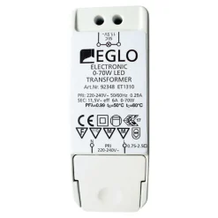 Transformator 92348 11,5V 0-40W LED, 0-70W halog.
