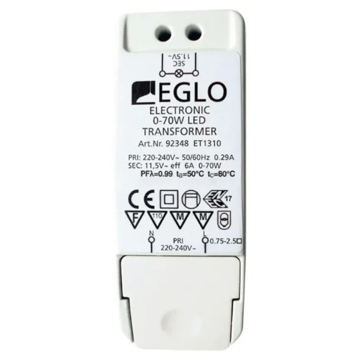 Transformator 92348 11,5V 0-40W LED, 0-70W halog.