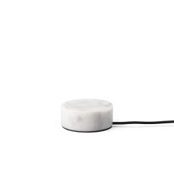 Trip LED oplaadbare tafellamp, wit / wit, marmer, glas, IP44