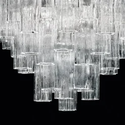 Tronchi - hanglamp van helder muranoglas