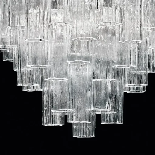 Tronchi - hanglamp van helder muranoglas