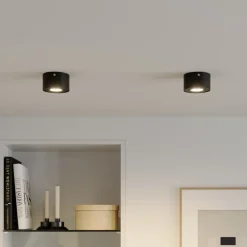 Tube LED plafondspot, zwart