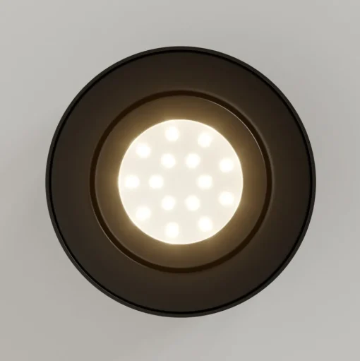 Tube LED plafondspot, zwart