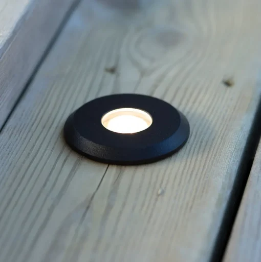 Tuin 24 Deklamp, zwart, bovenlicht, 3W