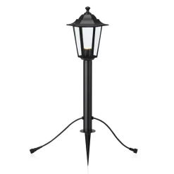 Tuin 24 LED tuinpadverlichting, zwart, 3W