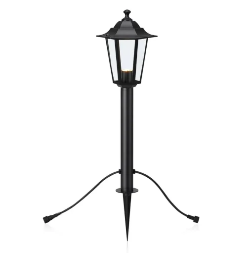 Tuin 24 LED tuinpadverlichting, zwart, 3W