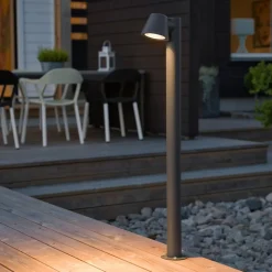 Tuinlamp Trieste van aluminium, antraciet