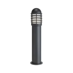Tuinpadverlichting 1041 gegoten aluminium met lamellen, hoogte 75 cm
