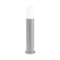Tuinpadverlichting 1325 met opaalglas lichtgrijs Hoogte 70 cm