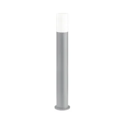 Tuinpadverlichting 1326 met opaalglas lichtgrijs Hoogte 95 cm
