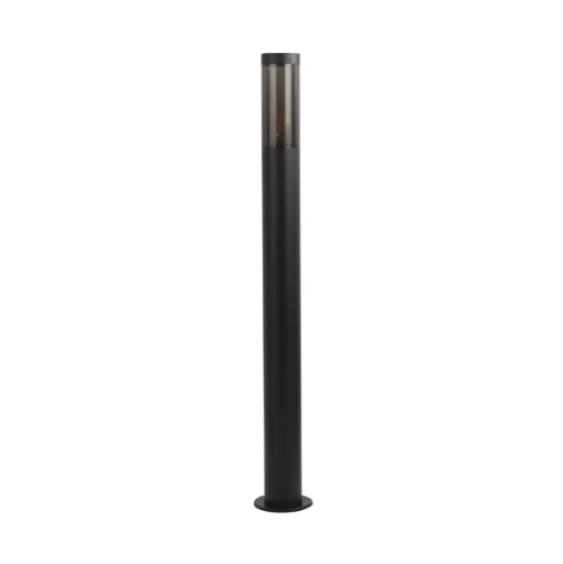 Tuinpadverlichting Batton, IP44, zwart, hoogte 90 cm, metaal