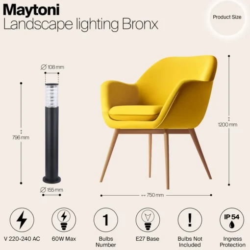 Tuinpadverlichting Bronx