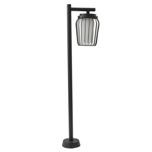 Tuinpadverlichting Chandan, 100 cm, zwart, aluminium