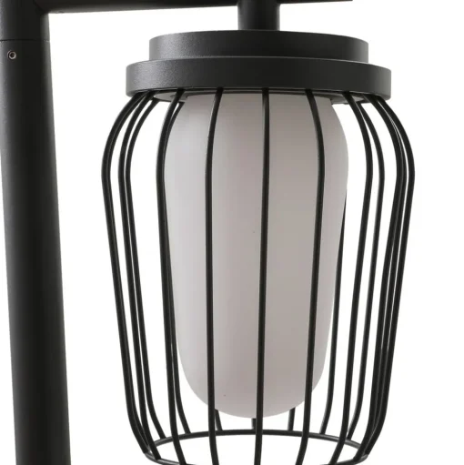 Tuinpadverlichting Chandan, 100 cm, zwart, aluminium