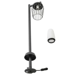 Tuinpadverlichting Chandan, 100 cm, zwart, aluminium
