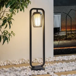 Tuinpadverlichting Chandan, 90 cm, antraciet, aluminium