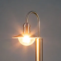 Tuinpadverlichting Damion, 140 cm, roestvrij staal, E27, IP44