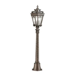 Tuinpadverlichting Doornik, hoogte 110 cm, aluminium, glas