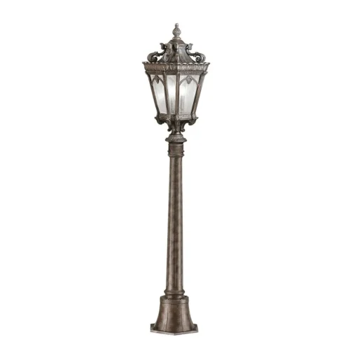 Tuinpadverlichting Doornik, hoogte 110 cm, aluminium, glas