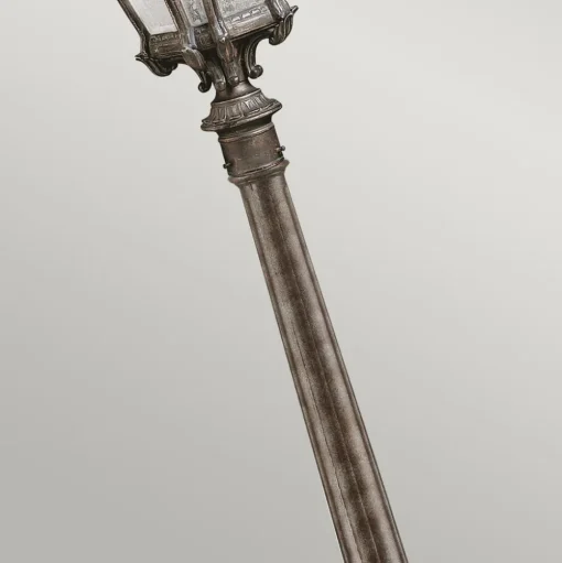 Tuinpadverlichting Doornik, hoogte 110 cm, aluminium, glas