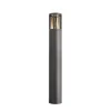 Tuinpadverlichting Facado II, hoogte 65 cm, grijs/rook, Ø 11 cm, IP65