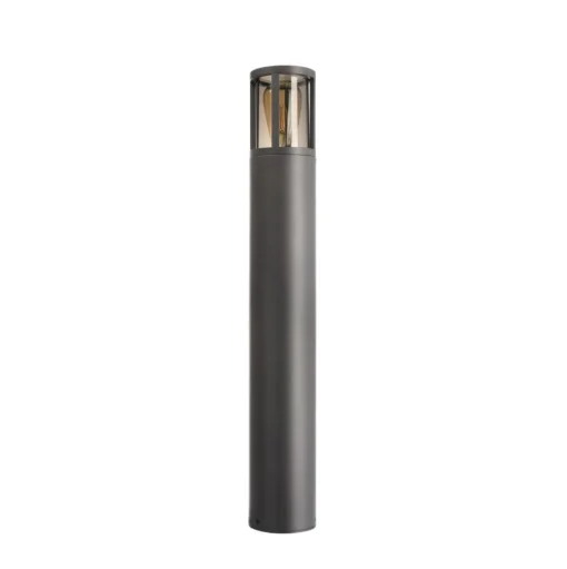 Tuinpadverlichting Facado II, hoogte 65 cm, grijs/rook, Ø 11 cm, IP65