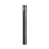 Tuinpadverlichting Facado II, hoogte 100 cm, grijs/rook, Ø 11 cm IP65