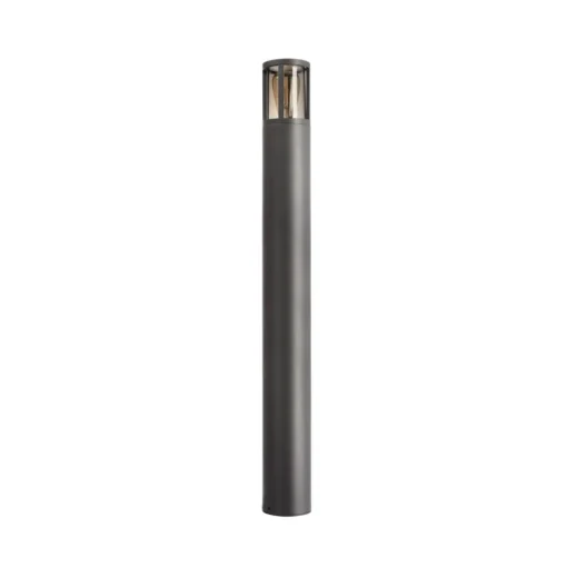 Tuinpadverlichting Facado II, hoogte 100 cm, grijs/rook, Ø 11 cm IP65