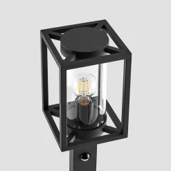 Tuinpadverlichting Ferda, 100 cm, sensor, antraciet, IP44