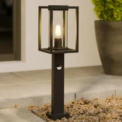 Tuinpadverlichting Ferda, 60 cm, sensor, antraciet, IP44