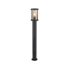 Tuinpadverlichting Gracey, hoogte 100 cm, zwart, roestvrij staal, IP54