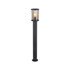 Tuinpadverlichting Gracey, hoogte 100 cm, zwart, roestvrij staal, IP54
