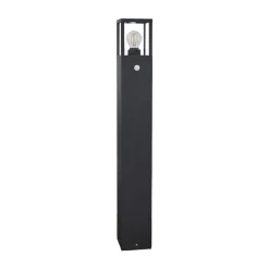 Tuinpadverlichting Klemens, 90 cm, sensor, antraciet, E27