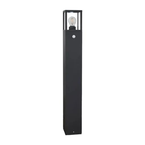 Tuinpadverlichting Klemens, 90 cm, sensor, antraciet, E27