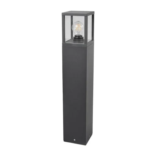 Tuinpadverlichting Klemens, 65 cm, antraciet, metaal, E27