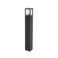 Tuinpadverlichting Klemens, 90 cm, zwart, metaal, IP54