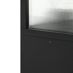 Tuinpadverlichting Klemens, 90 cm, zwart, metaal, IP54