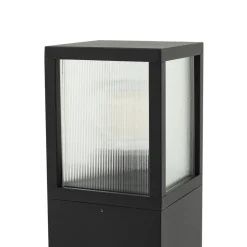 Tuinpadverlichting Klemens, 90 cm, zwart, metaal, IP54