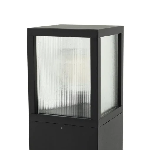 Tuinpadverlichting Klemens, 90 cm, zwart, metaal, IP54