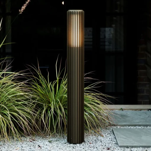 Tuinpadverlichting Matrix messing donker
