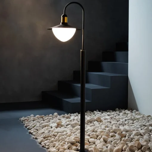 Tuinpadverlichting Sirmione met glazen kap